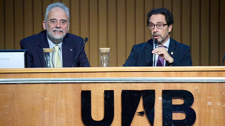 Els rectors de la UB i la UAB posen de manifest la importància de la col·laboració interuniversitària en l’àmbit sanitari
