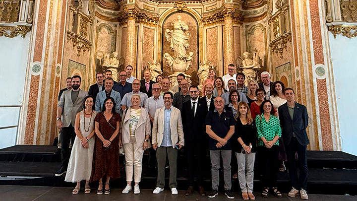 El equipo de gobierno de la Universidad de Barcelona visita Cervera en el marco del 575.º aniversario de la institución