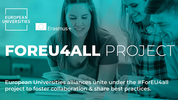 The FOREU4All project will bring together all European universities to share best practices in the higher education sector