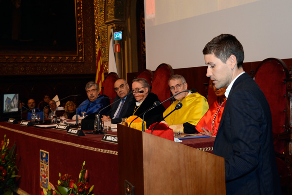 Lliurament dels Premis Claustre de Doctors de la UB, edicions 2014 i 2015